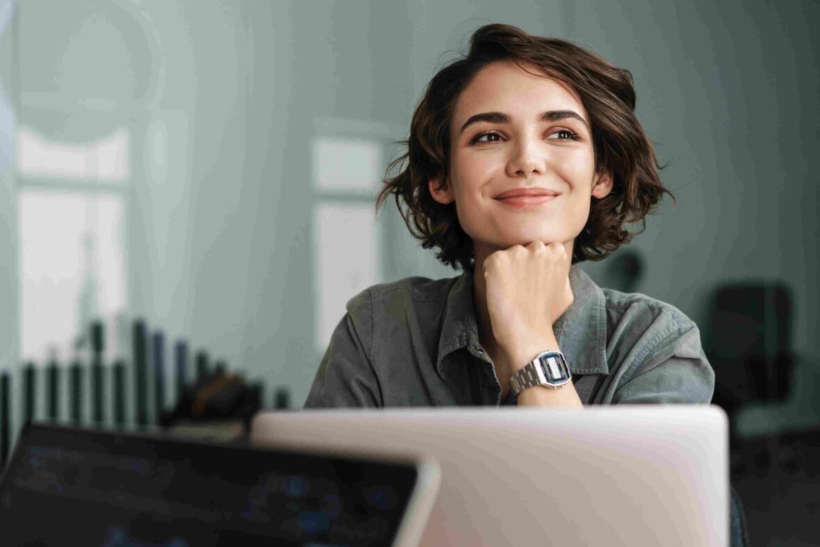 woman happy with hostinger hosting review and made her mind to buy hosting