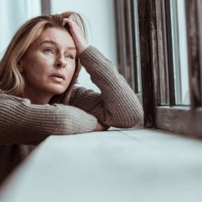 woman dreaming about the ex