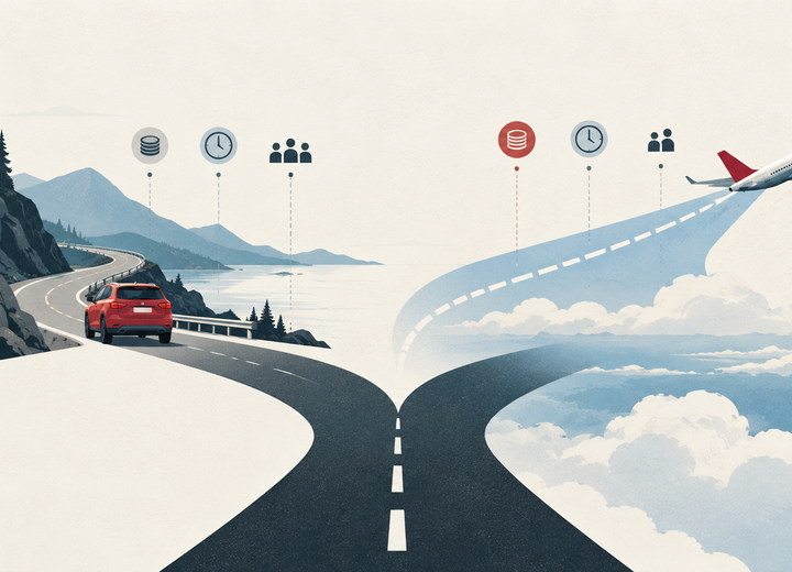 Drive or Fly? The Break-Even Math That Settles It