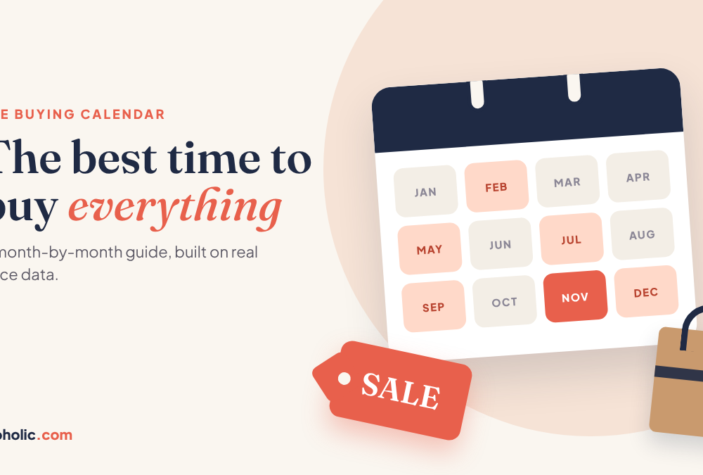 The Best Time to Buy Everything: A Month-by-Month Calendar Backed by Price Data