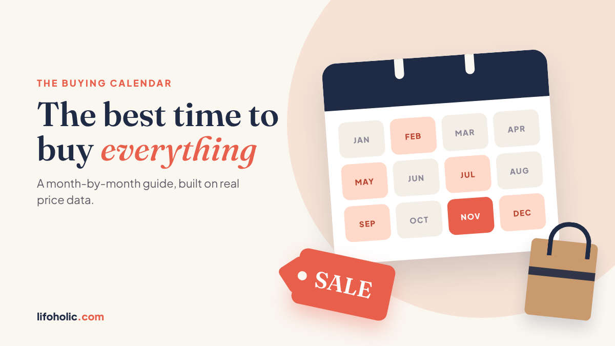 The Best Time to Buy Everything: A Month-by-Month Calendar Backed by Price Data